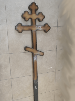 Деревянный Крест "Дуб" №3